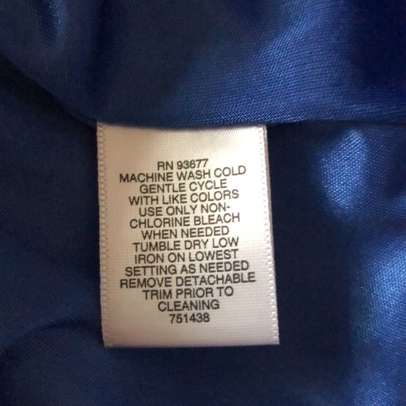 Liz Claiborne blue polka dot dress - Picture 9 of 12